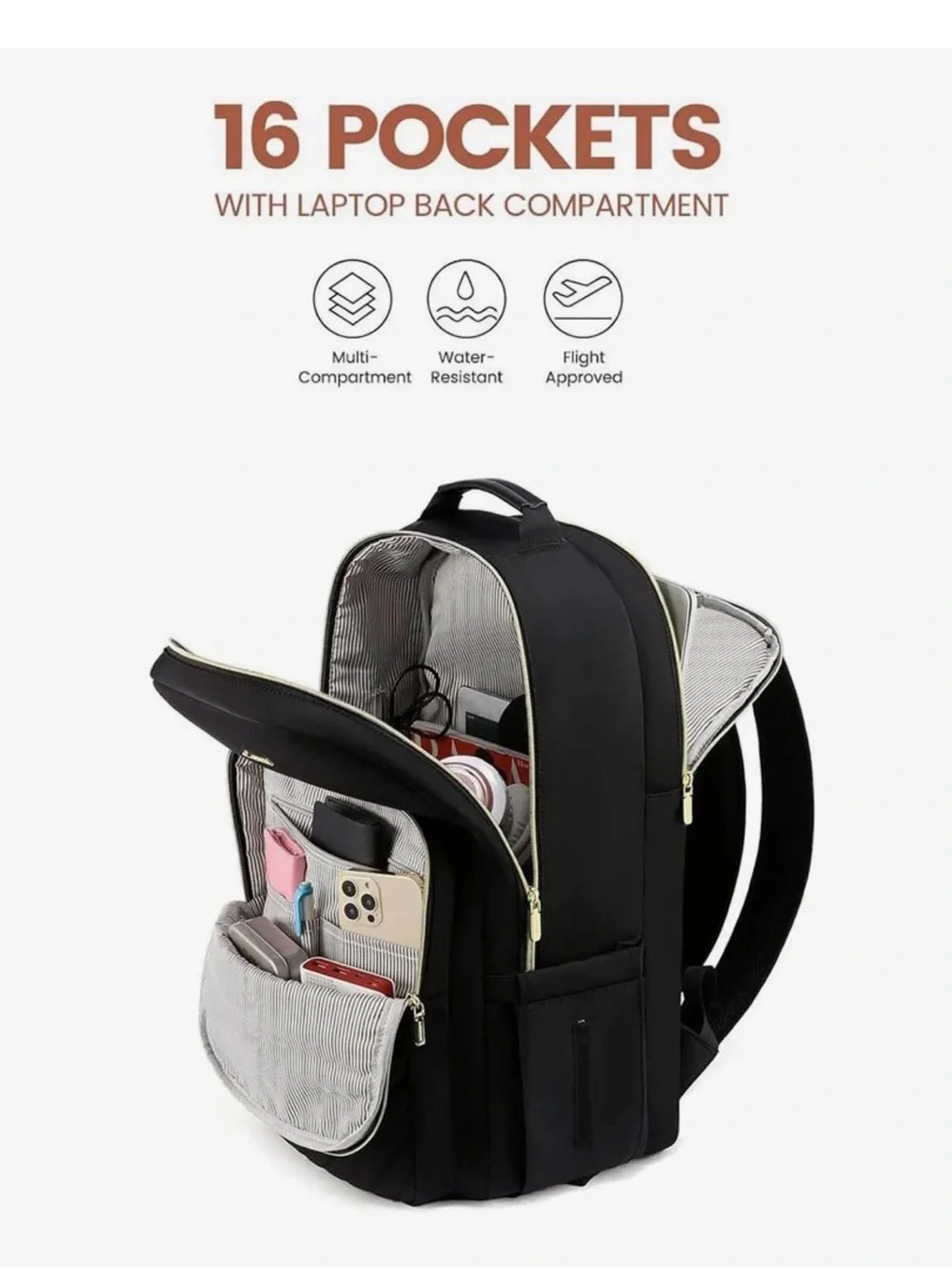 Lovevook Quilted Navy Women's Backpack